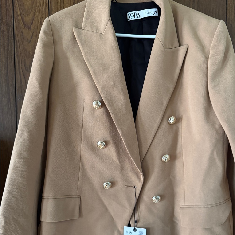 New w tags Zara Camel Jacket